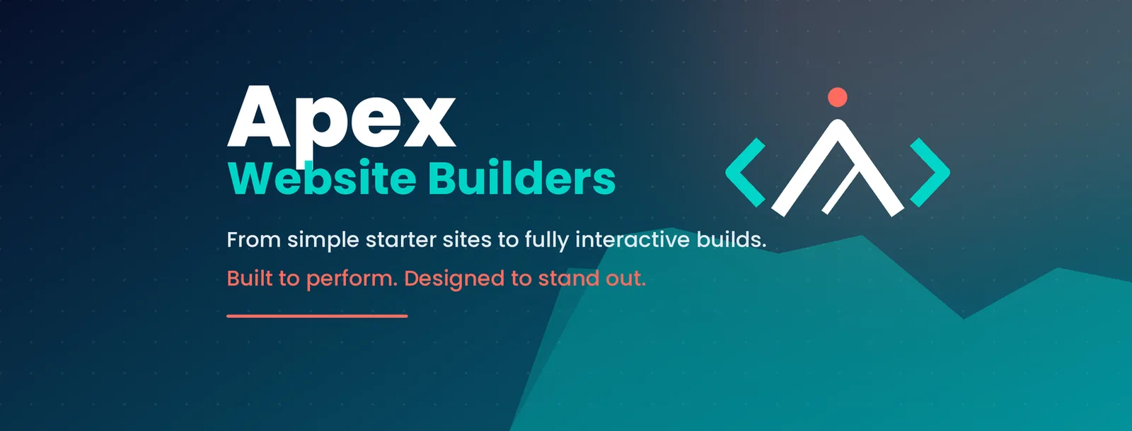 Apex Website Builders: from simple starter sites to fully interactive builds. Built to perform. Designed to stand out.